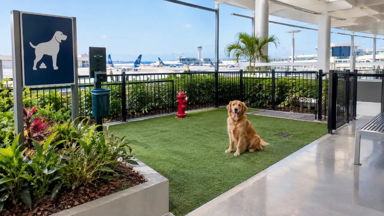 Orlando International Airport (MCO) Pet Relief Area : Location Guide